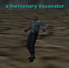 a mercenary excavator